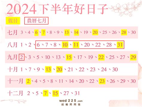 結婚日期挑選|2024 結婚好日子，113年適合迎親嫁娶的黃道吉日大整理